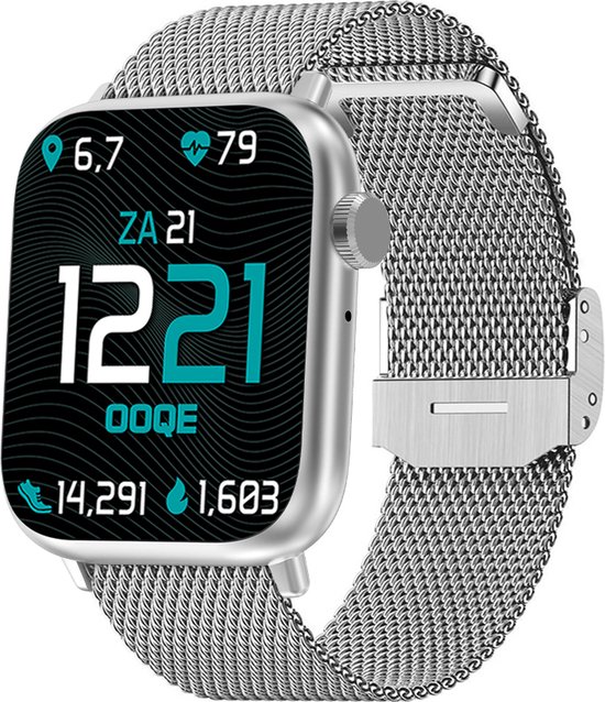 OOQE WATCH PRO 7 – Smartwatch Heren | Elegant Design | Bellen en Gebeld Worden | Berichten Inzien |Gezondheidsanalyse | Sportanalyse | Stress en Slaap Management | Nederlandstalig…