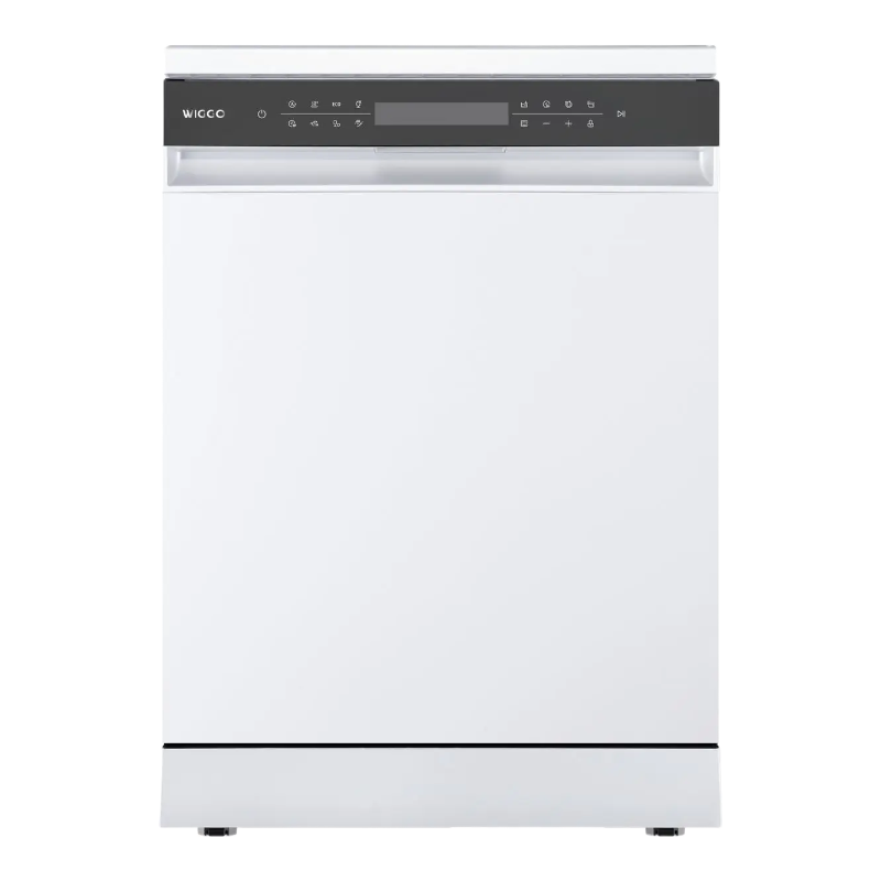 Wiggo WD-F6148B(W) - Vrijstaande Vaatwasser - 60cm - 14 Couverts - 6 wasprogramma's - Energielabel B - 5 jaar garantie - Wit