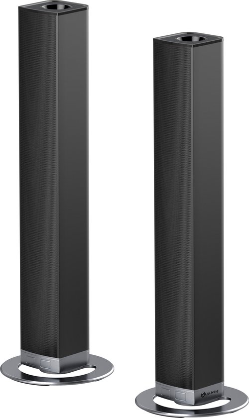 UpLiving 80W Soundbar met Bluetooth 5.3 – 2-in-1 Split Design – 360° Surround Sound – HDMI/Optisch/AUX/USB – Home Cinema Soundbar voor TV, Gaming & Muziek