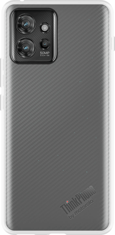Just in Case Soft Design Motorola ThinkPhone Back Cover Transparant