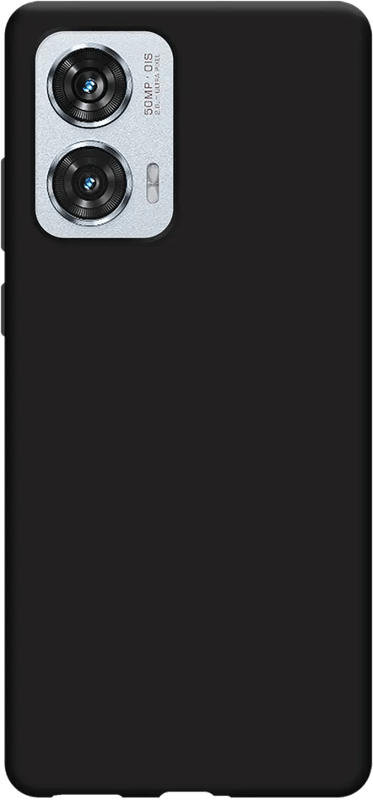 Just in Case Soft Design Motorola Edge 50 Fusion Back Cover Zwart