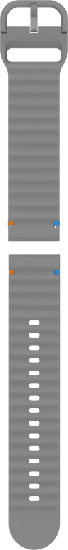 Just in Case Siliconen Bandje Grijs voor Garmin Forerunner 55 / 165 / 570 42mm