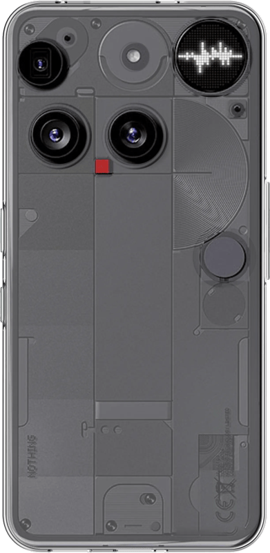 Just in Case Soft Design Nothing Phone (3) Back Cover Transparant
