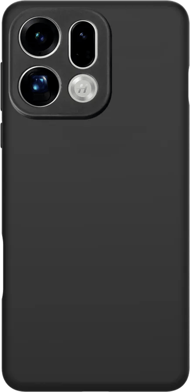 Just in Case Soft Design Oppo Find X9 Back Cover Zwart