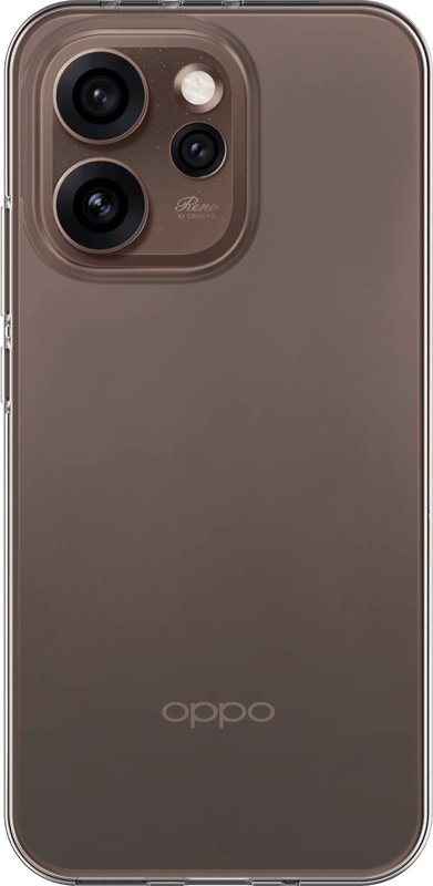 Just in Case Soft Design OPPO Reno15 Pro Back Cover Transparant