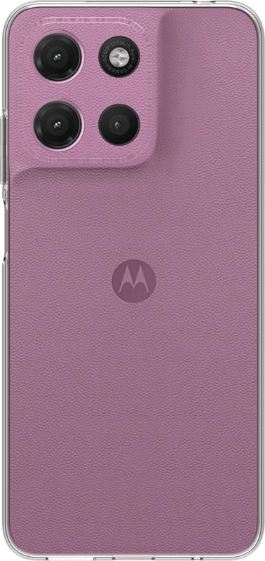 Just in Case Soft Design Motorola Moto G17 / G17 Power Back Cover Transparant