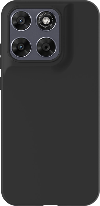 Just in Case Soft Design Motorola Moto G67 / G77 / G87 Back Cover Zwart