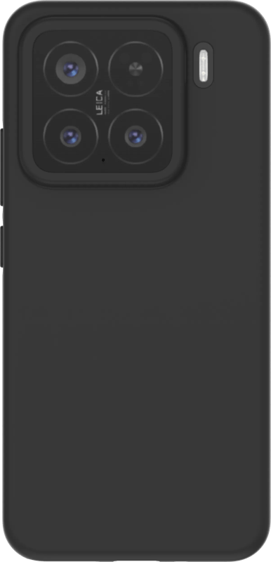 Just in Case Soft Design Xiaomi 17 Back Cover Zwart
