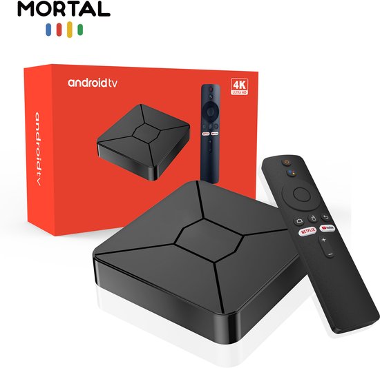 Google Chromecast TV Box met WiFi & Bluetooth — 4K, HDR & Google Assistant