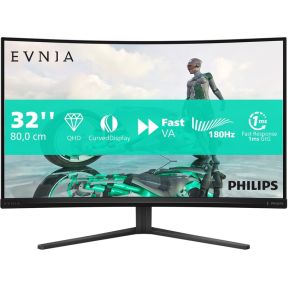 Philips Evnia 32M2C3500L - 32 inch Curved QHD Gaming Monitor - 180Hz
