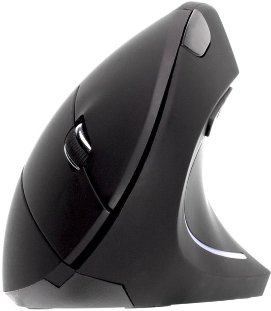 imoshion Draadloze Ergonomische Muis - Rechtshandige Verticale Muis Draadloos - USB-A - Zwart