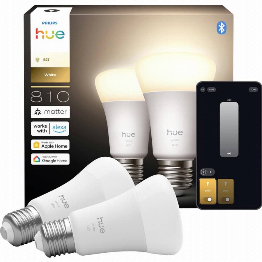 Philips Hue LED-lamp 929003856005 Energielabel: E (A – G) Hue White E27 Warmwit