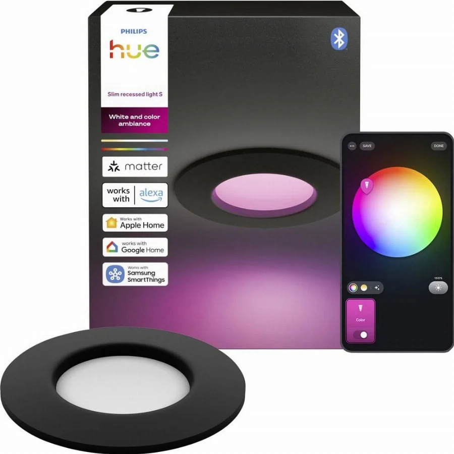 Philips Hue Hue LED-inbouwlamp 8721103109231 1er-Pack LED vast ingebouwd 0.5 W Warmwit tot koudwit