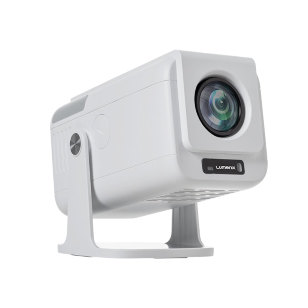 Lumenix® NEO Mini Beamer – Full HD Projector met Netflix, Android 13, WiFi 6 & Bluetooth 5.0 – Autofocus & 4D Keystone – Thuisbioscoop Beamer – Kleine Projector – Wit