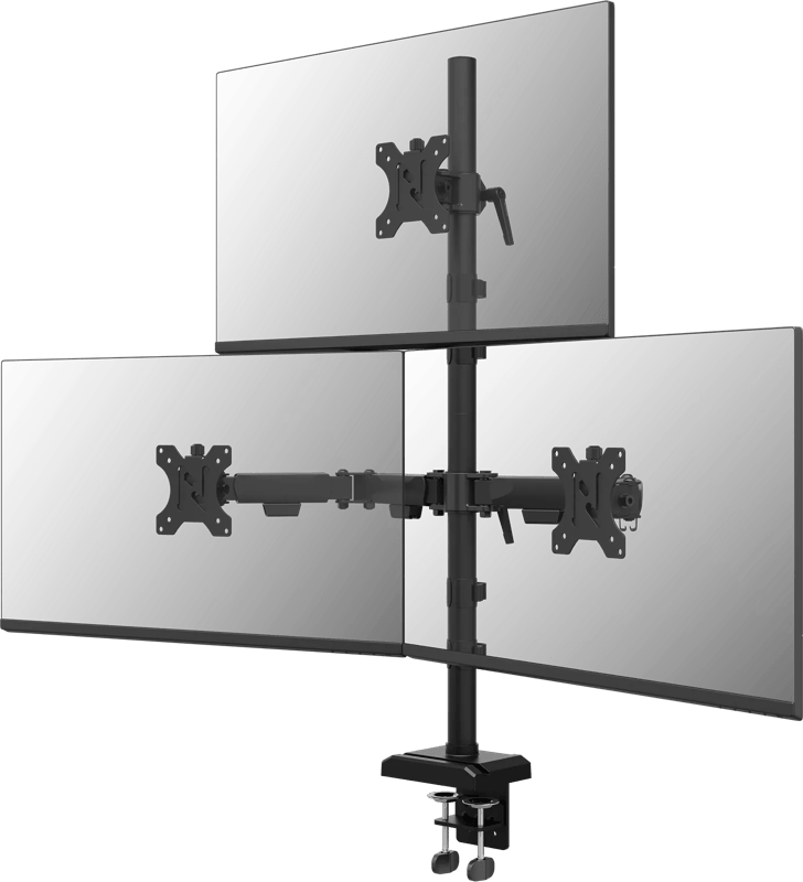 Neomounts NERO DS60-600BL2-1 Monitorarm Zwart