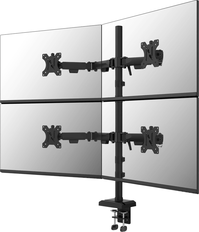 Neomounts NERO DS60-600BL2-2 Monitorarm Zwart