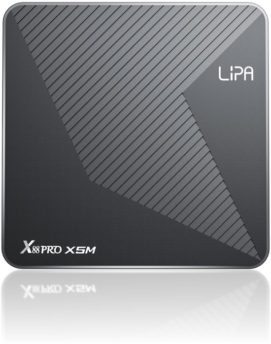 Lipa X88 Pro S905X5M Android Tv Box 4-32 GB Android 14 - Mediaplayer voor tv - media streamer - Tv box Android - 1000M LAN en Wifi - 8K decoder - Apps via Playstore en internet - D…
