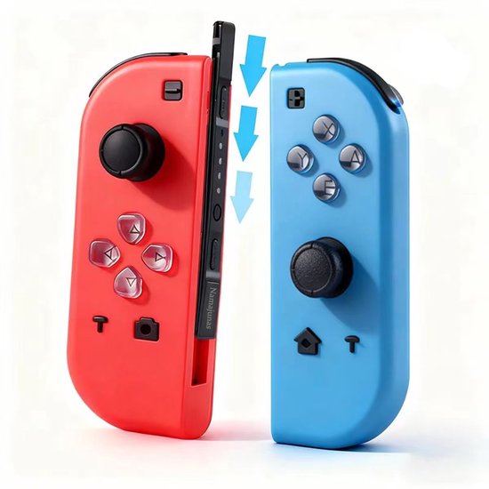 Namajunas - Draadloze Controller geschikt voor Nintendo Switch/OLED/LITE - Gamepad - Geschikt voor Switch Joy-Con Controller paar - 6-assige gyroscoop - Ondersteuning voor ontwaken…