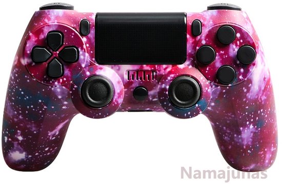Namajunas - Draadloze Controller geschikt voor PS4/Pro/Slim/PC - Bluetooth gamepad - Geschikt voor Playstation 4 -Zes-assige sensor - LED-lichtbalk en touchscreen-functionaliteit -…