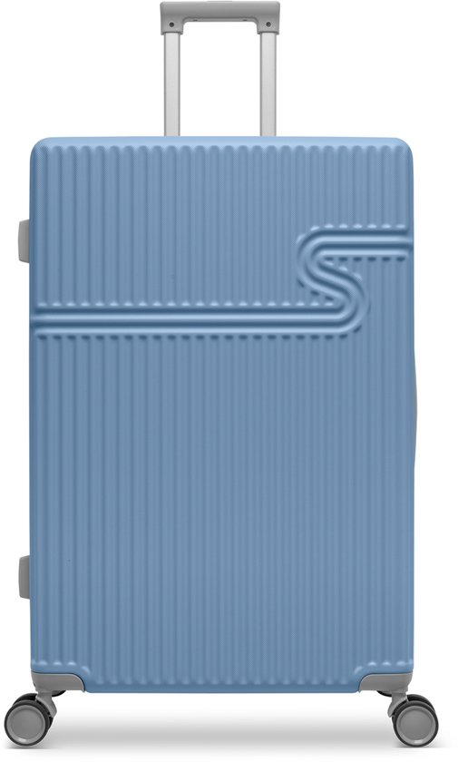 BHPPY Koffer groot 76x51x28 cm - Reiskoffer met wielen - TSA Slot - 86L - Signature koffer Glacier Lake