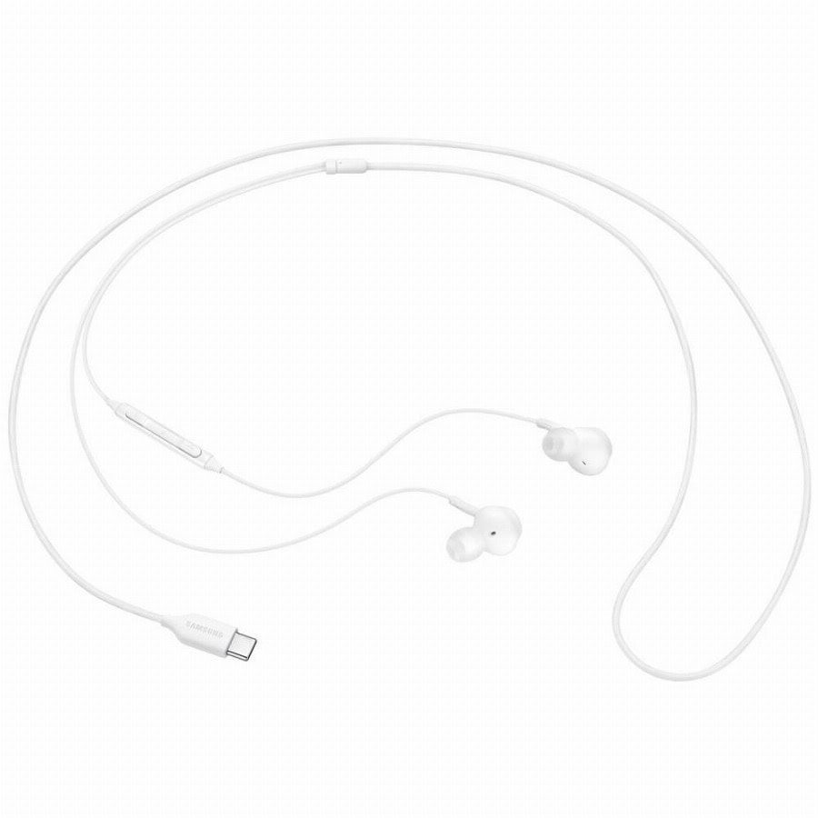 Samsung EO-IC100BWEGEU In Ear oordopjes Kabel Stereo Wit Volumeregeling, Microfoon uitschakelbaar (mute)