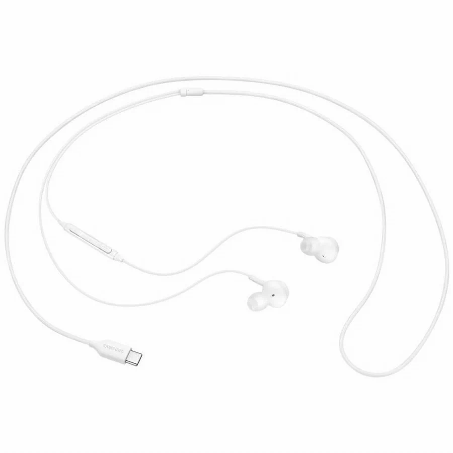 Samsung EO-IC100BWEGEU In Ear oordopjes Kabel Stereo Wit Volumeregeling, Microfoon uitschakelbaar (mute)