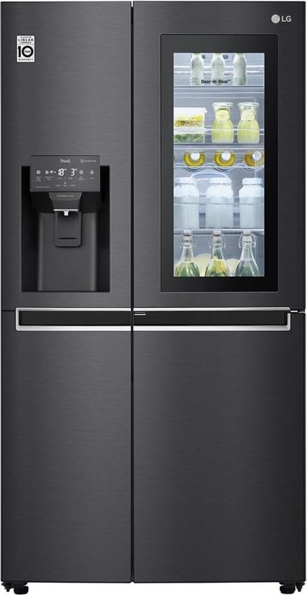 LG GSX961MCCE amerikaanse koelkast Vrijstaand 625 l Zwart