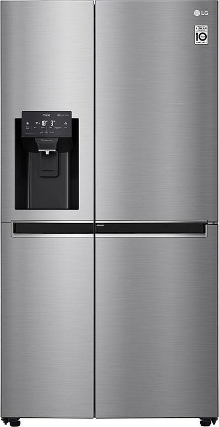 LG GSJ760PZZE ed Side-by-Side 405/196 L 179.0 x 91.2 73.8cm amerikaanse koelkast Ingebouwd/vrijstaand 625 l E Zwart, Grijs, Zilver
