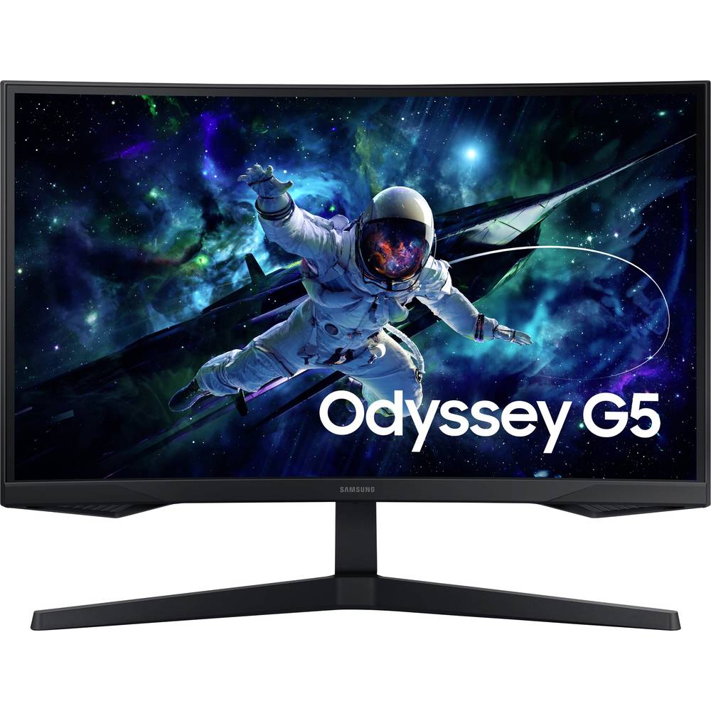 Samsung Odyssey G5 LS27CG554EU Gaming monitor Energielabel F (A – G) 68.6 cm (27 inch) 2560 x 1440 Pixel 16:9 1 ms DisplayPort, HDMI, Hoofdtelefoon (3.5 mm