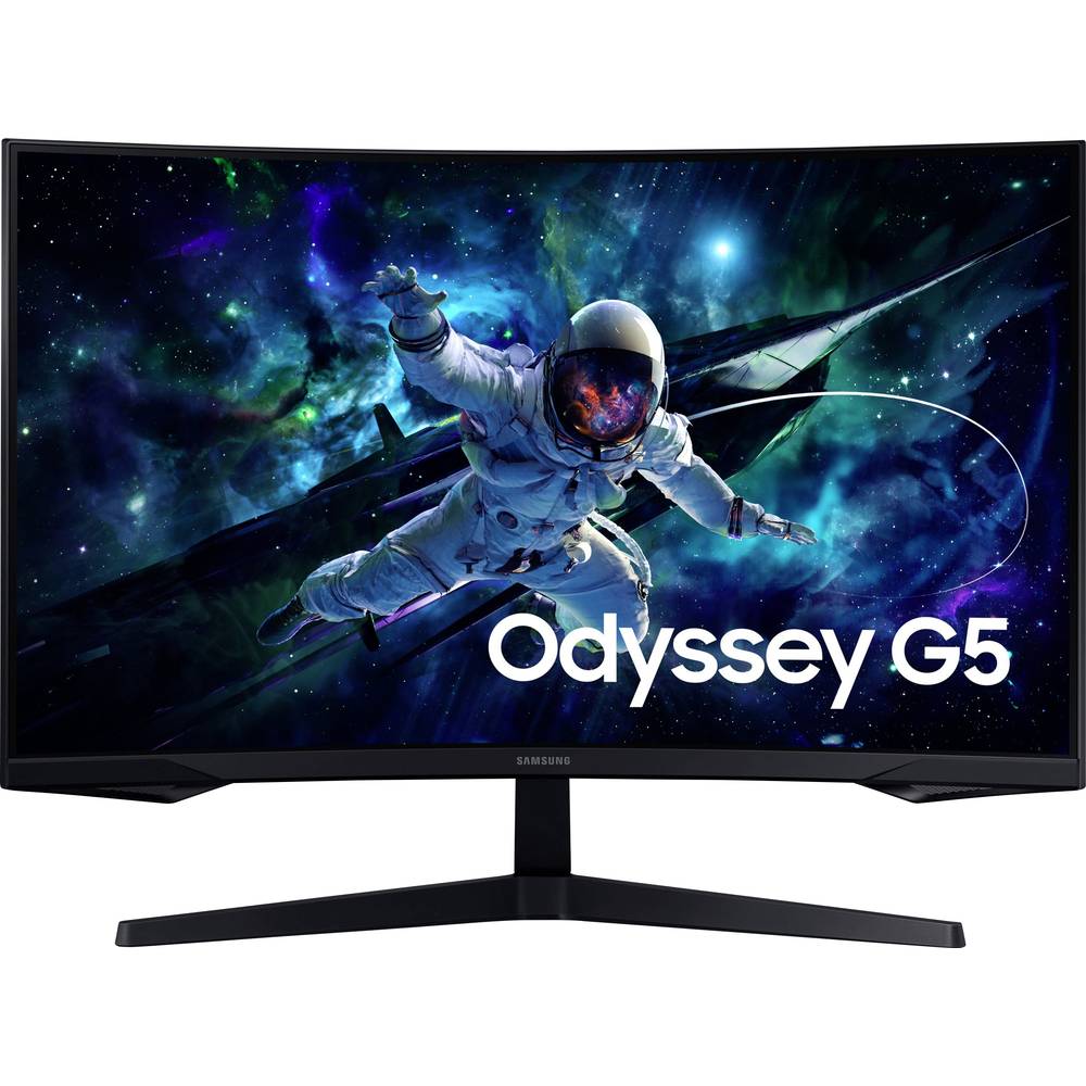 Samsung Odyssey G5 LS32CG554EU Gaming monitor Energielabel G (A – G) 81.3 cm (32 inch) 2560 x 1440 Pixel 16:9 1 ms DisplayPort, HDMI, Hoofdtelefoon (3.5 mm