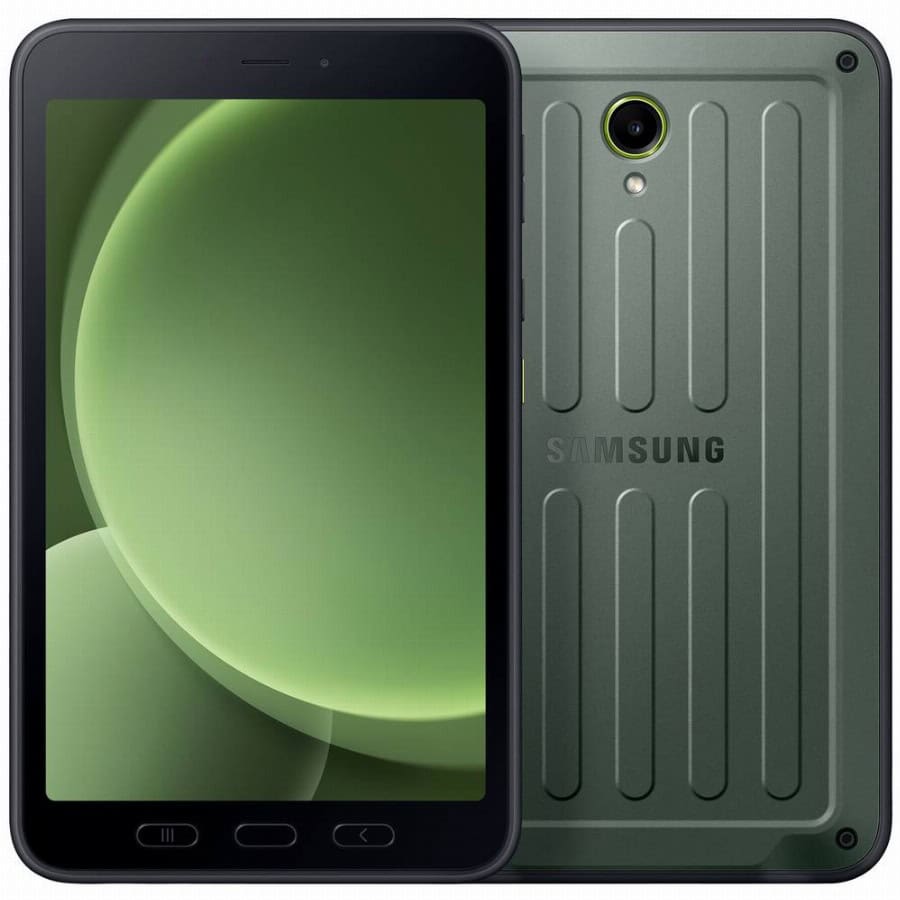 Samsung Galaxy Tab Active 5 WiFi Enterprise Edition WiFi 128 GB Groen Android tablet 20.3 cm (8 inch) Energielabel E (A – G) 2 GHz Samsung Exynos Android 14