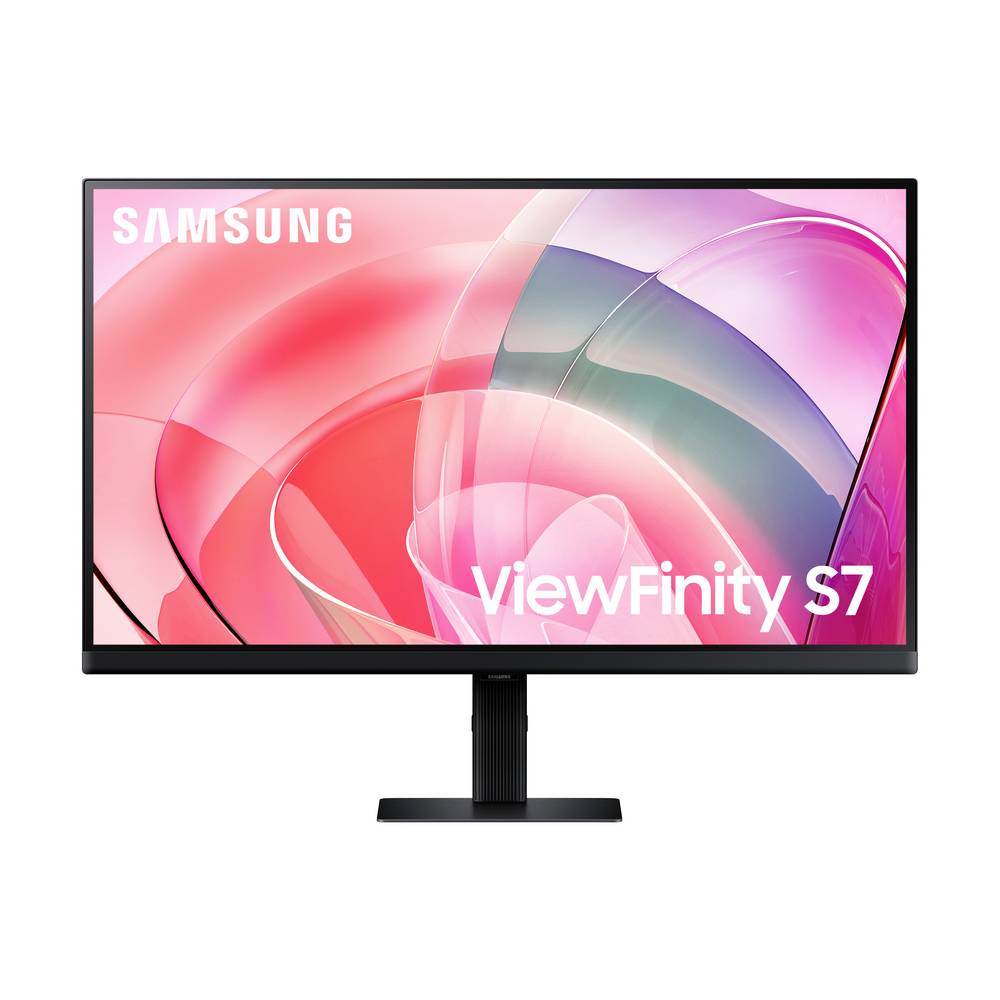 Samsung ViewFinity S7 (S70D) LCD-monitor Energielabel F (A - G) 68.6 cm (27 inch) 3840 x 2160 Pixel 16:9 5 ms HDMI, DisplayPort IPS LCD