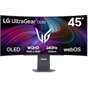 LG Ultragear 45GX90SA-B 45 Wide Quad HD Curved OLED Gaming Monitor