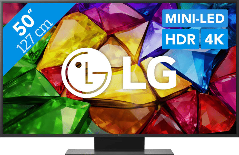 LG 50MRGB8669A 50 inch 4K Mini RGB LED Smart TV, 120 Hz, Dolby Vision, HDR10, webOS 26, ThinQ AI, HDMI 2.1, Wi-Fi, Bluetooth