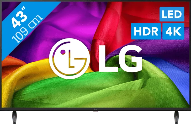LG 43NU800B6LC - Smart TV Nano UHD AI 43" 4K Anti-reflectie 94%