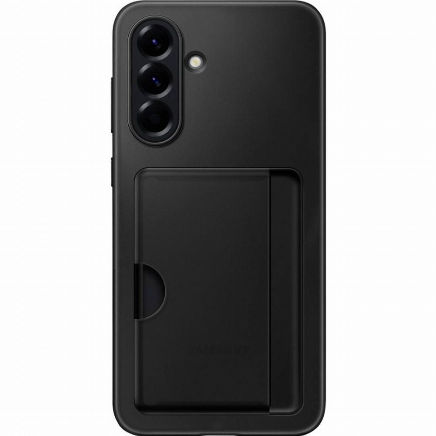 Samsung Galaxy A56 Card Slot Back Cover Zwart