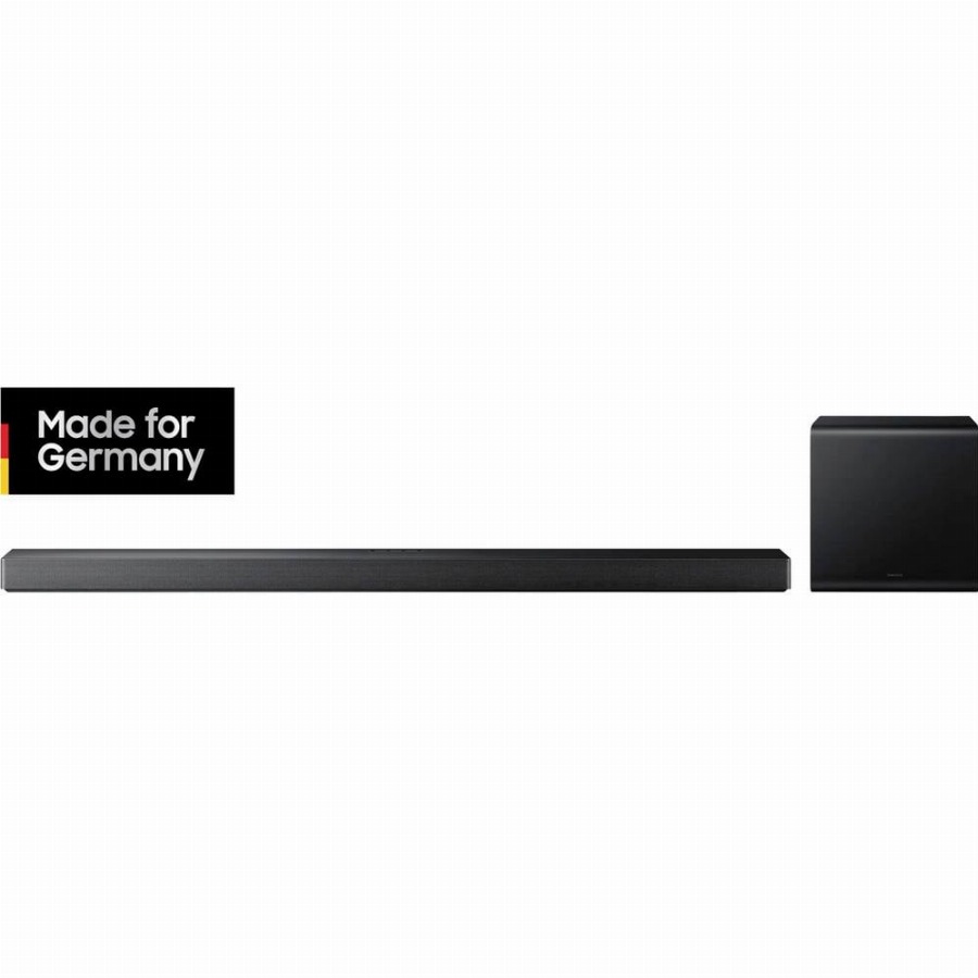 Samsung Q-Serie HW-QS710GF 3.1.2 Soundbar Zwart Bluetooth, Dolby Atmos, Incl. draadloze subwoofer, Wandbevestiging, WiFi