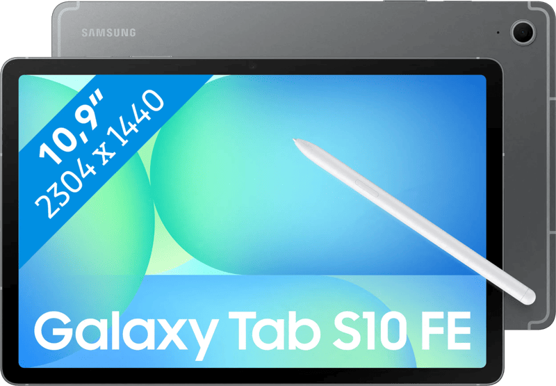 Samsung Galaxy Tab S10 FE 10,9 inch 128GB Wifi + 5G Grijs Enterprise Edition