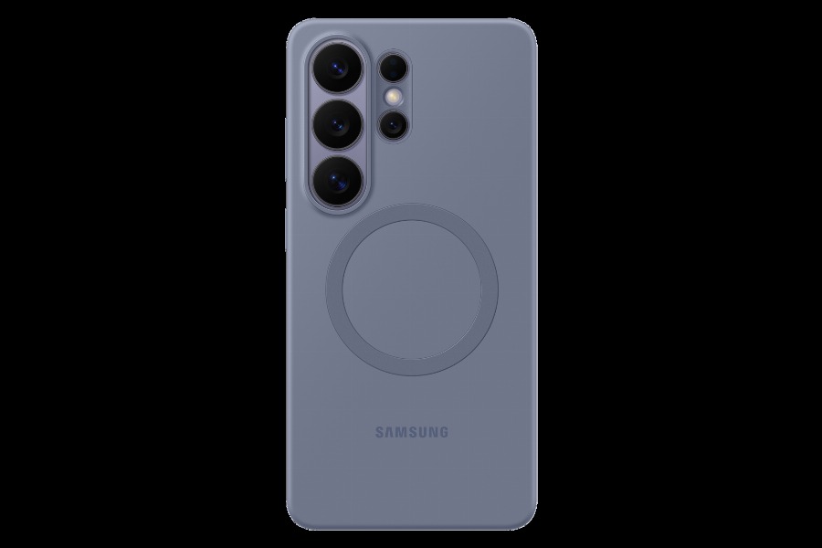 Samsung Galaxy S26 Ultra Siliconen Back Cover met Magneet Paars