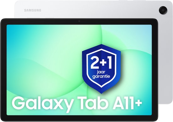 Samsung Galaxy Tab A11 Plus - Wi-Fi - 128GB - Silver + 1 jaar extra garantie