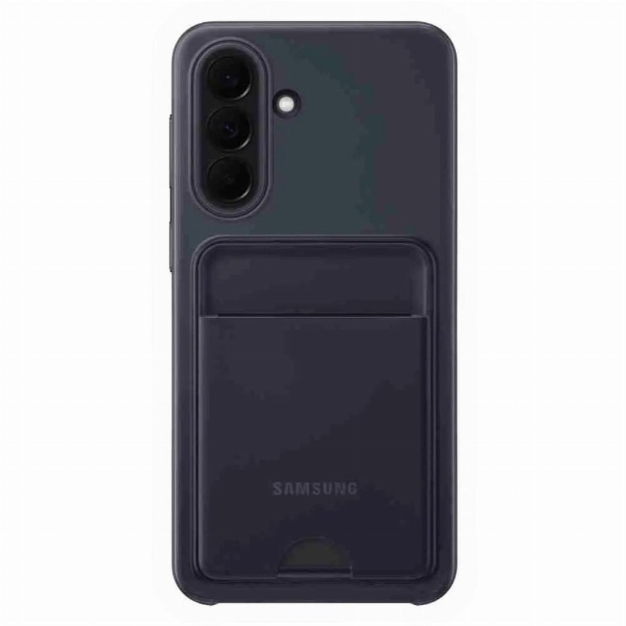 Samsung Galaxy A37 Card Slot Back Cover Zwart