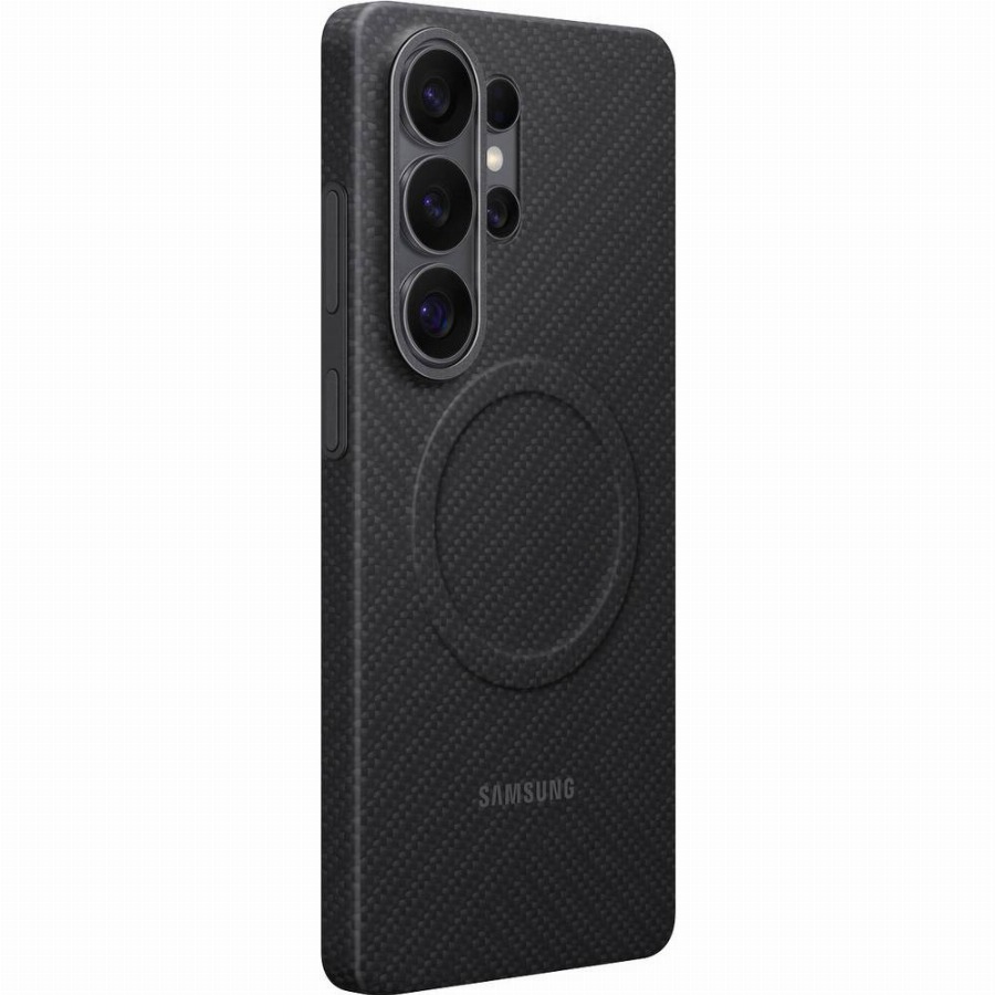 Samsung Galaxy S26 Ultra Carbon Back Cover met Magneet Zwart