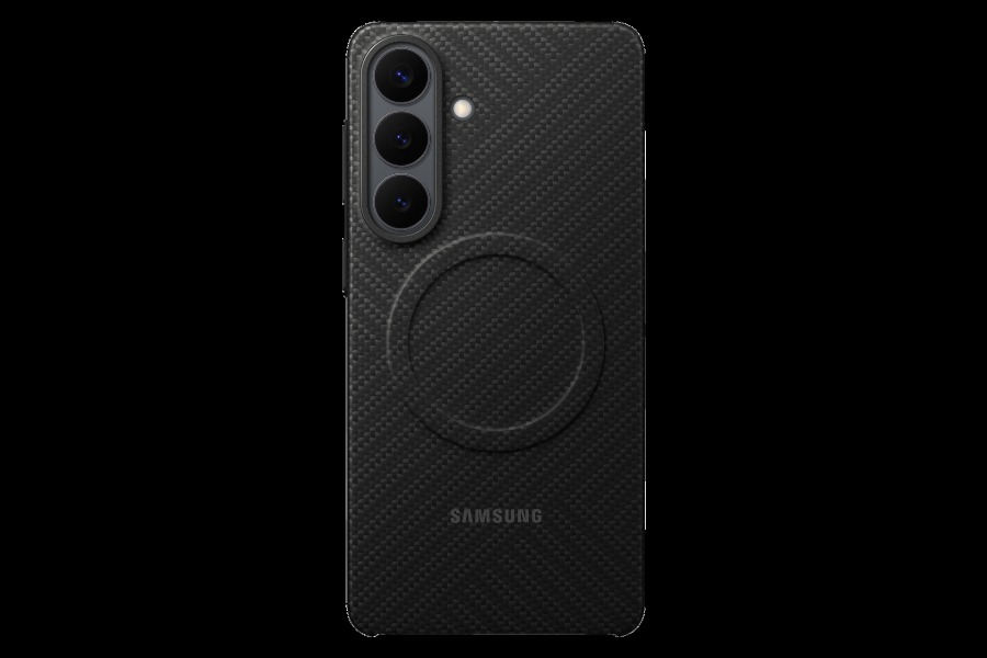Samsung Galaxy S26 Plus Carbon Back Cover met Magneet Zwart