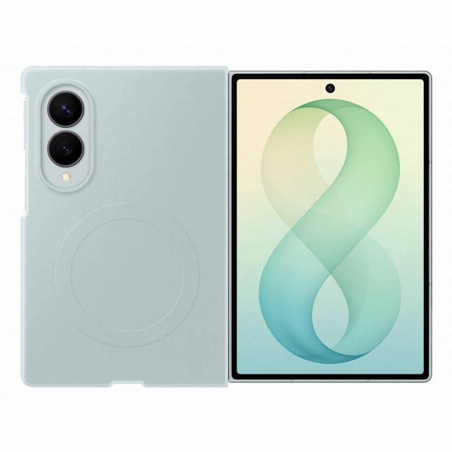 Samsung Galaxy Z Fold 8 Siliconen Back Cover met Magneet Groen