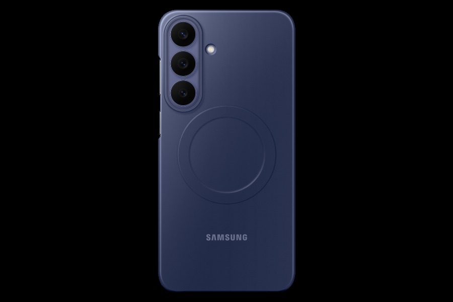 Samsung Galaxy S26 FE Siliconen Slim Back Cover met Magneet Paars