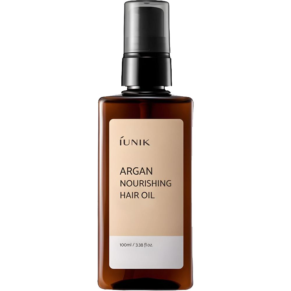 iUNIK Argan Nourishing Hair Oil – lichte haarolie met 3,9% arganolie en 9 plantaardige oliën 100 Olie