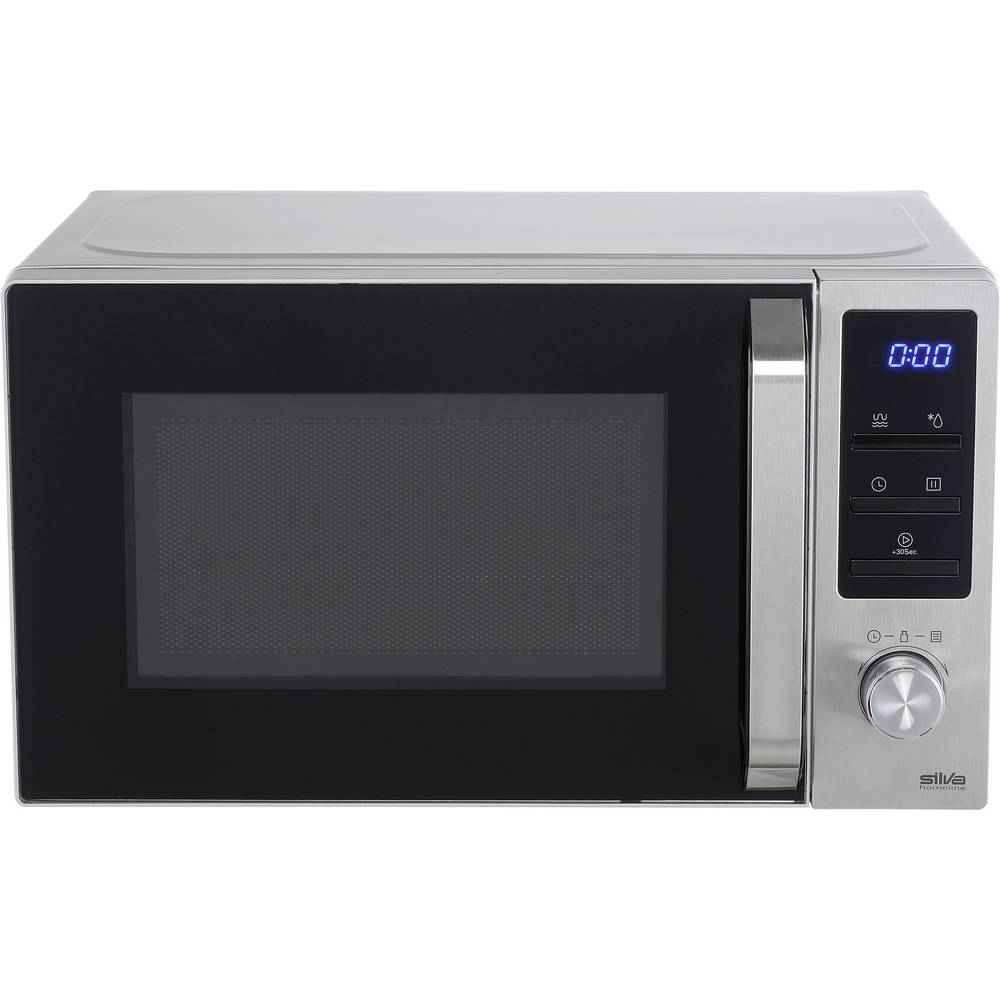 Silva Homeline MWG-E 20.8 Magnetron Zwart, RVS 800 W Grillfunctie