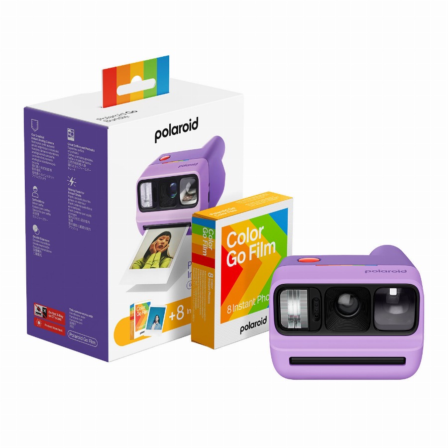 Polaroid Go Gen 3 Paars + Color Film ( 8 stuks)