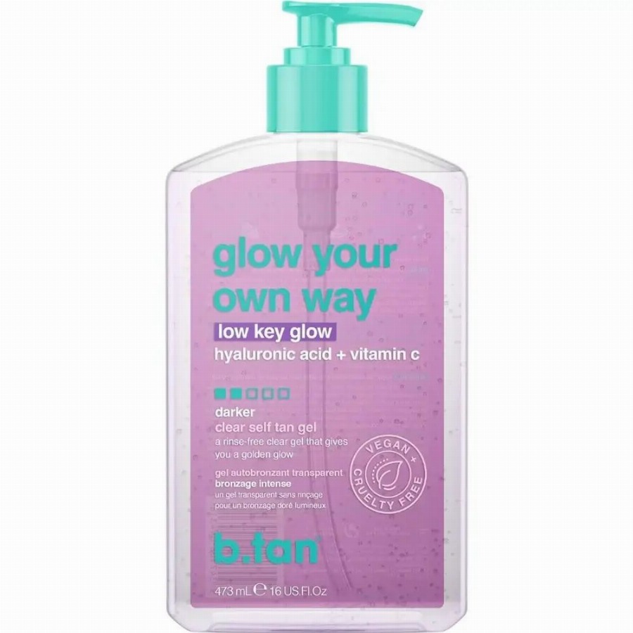 B.tan Glow Your Own Way Low Key – Subtiele bruiningslotion 473 Gel