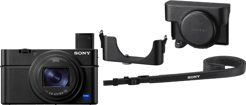 Sony Cybershot DSC RX 100VII + Sony LCJ-RXK hoes